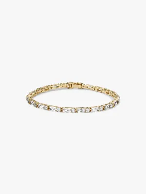 Baguette & Round Tennis Bracelet