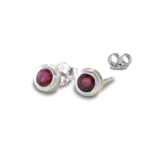 Banyan Ruby Stud Earrings