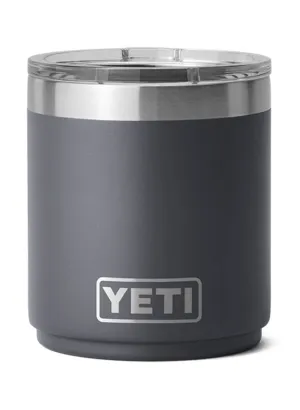 Charcoal YLOW10MS2 YETI Yeti Rambler 10 Oz Stackable Lowball Tumbler 