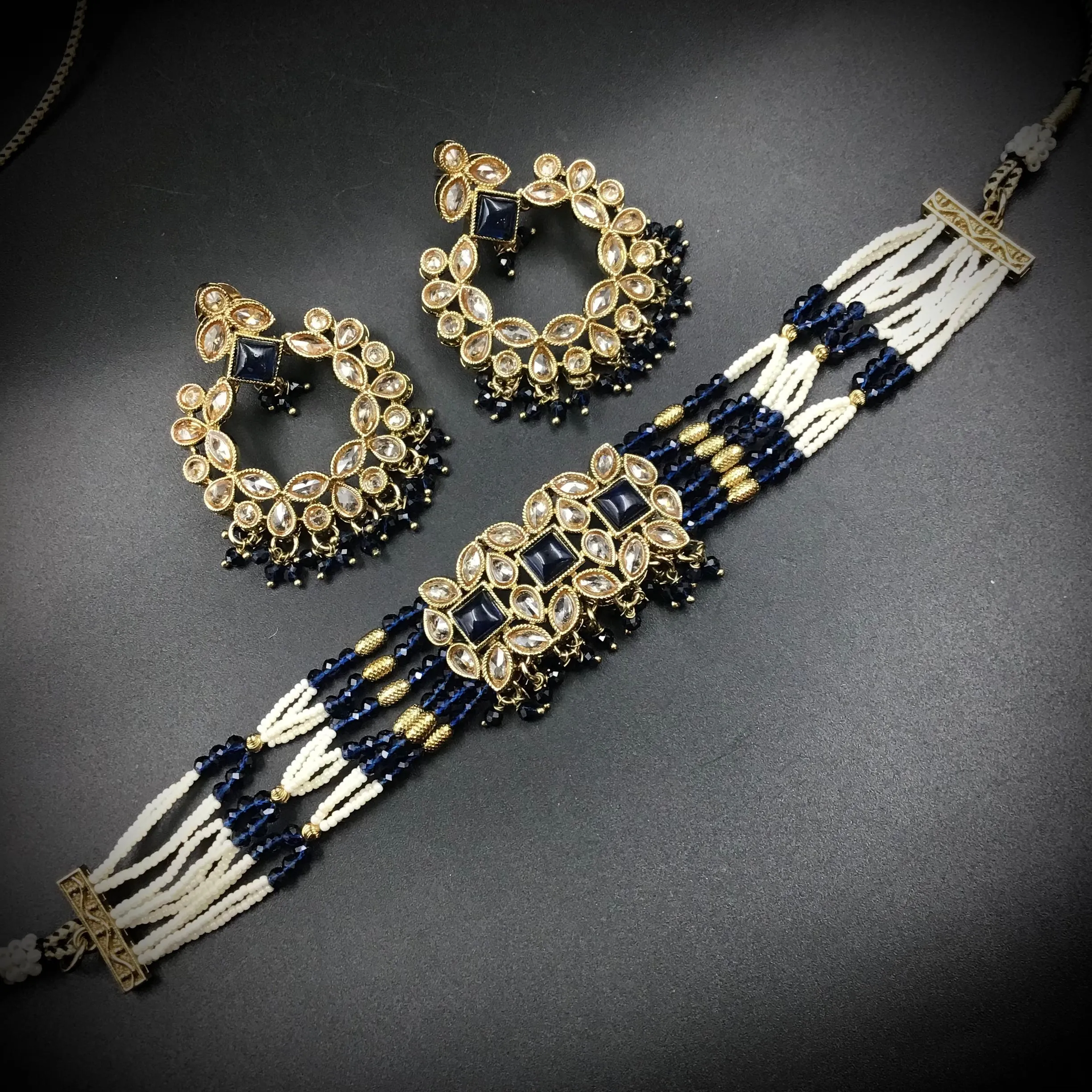 Choker Antique Necklace Set 7173-33