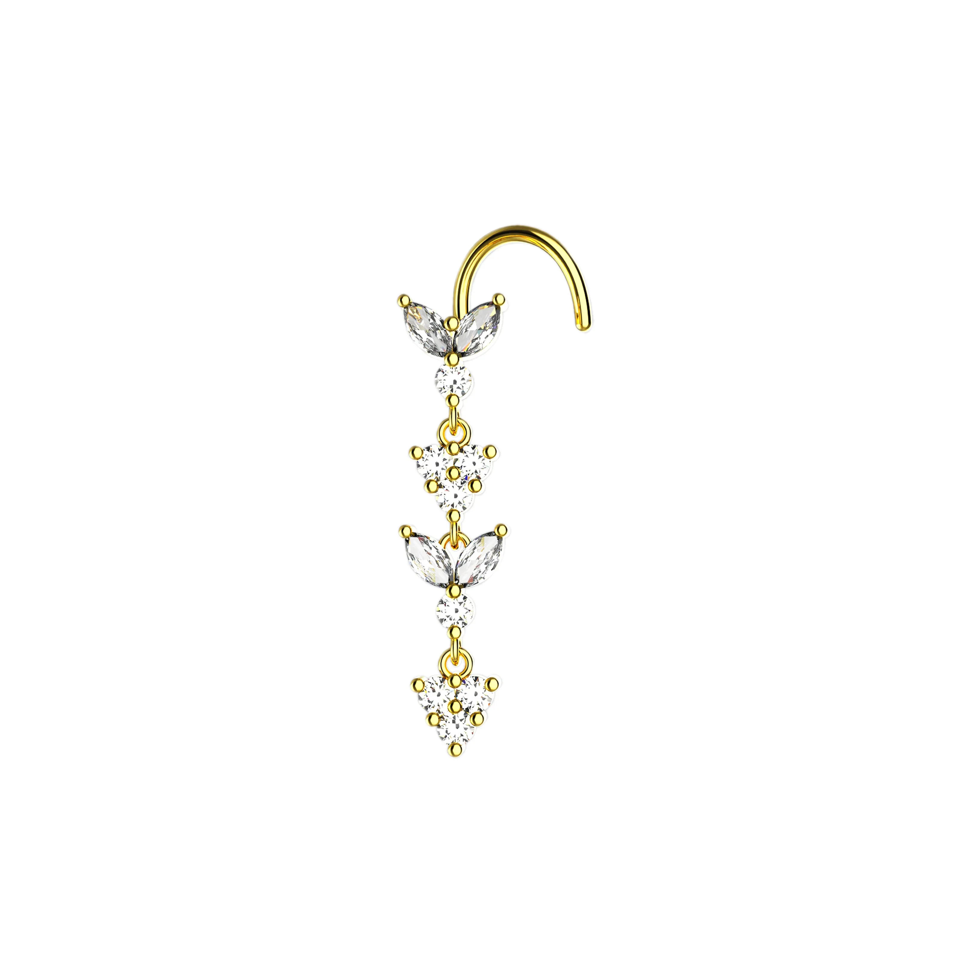 Dangle Nose Ring & Nose Piercing Jewelry – Stylish Nose Rings