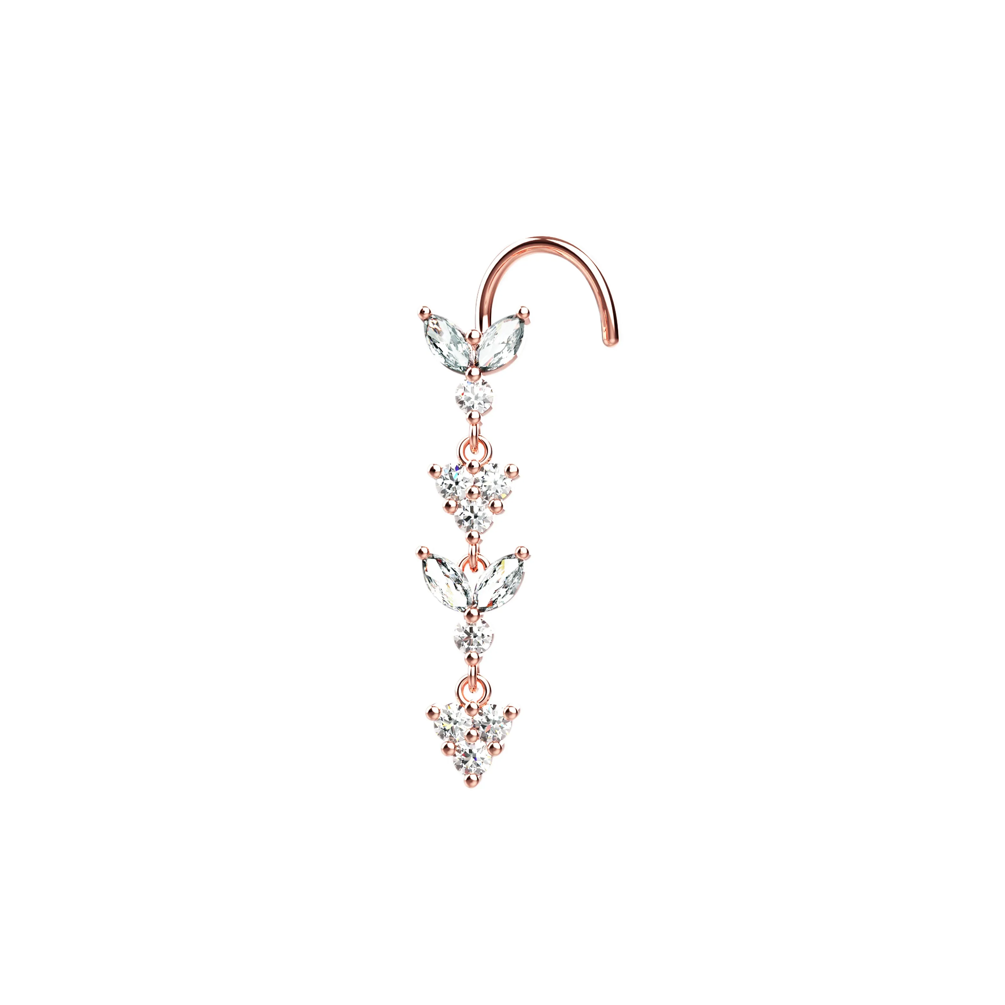 Dangle Nose Ring & Nose Piercing Jewelry – Stylish Nose Rings