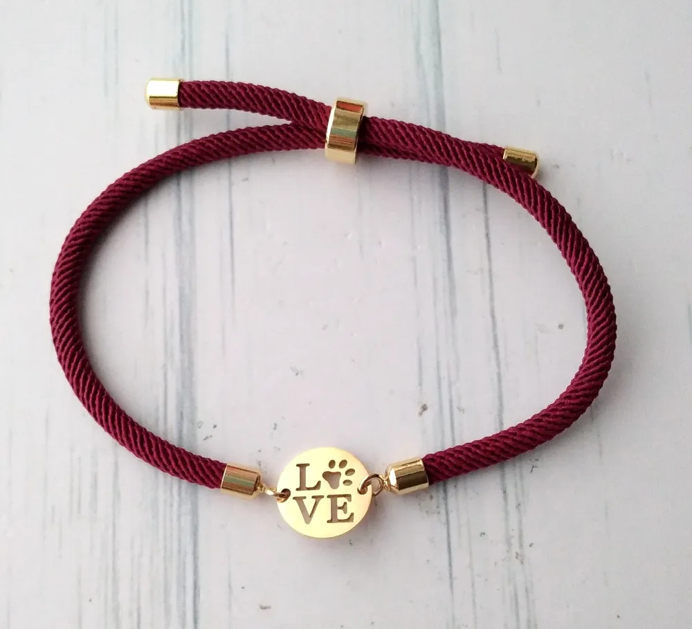 Dani Love Corded Slider Bracelet