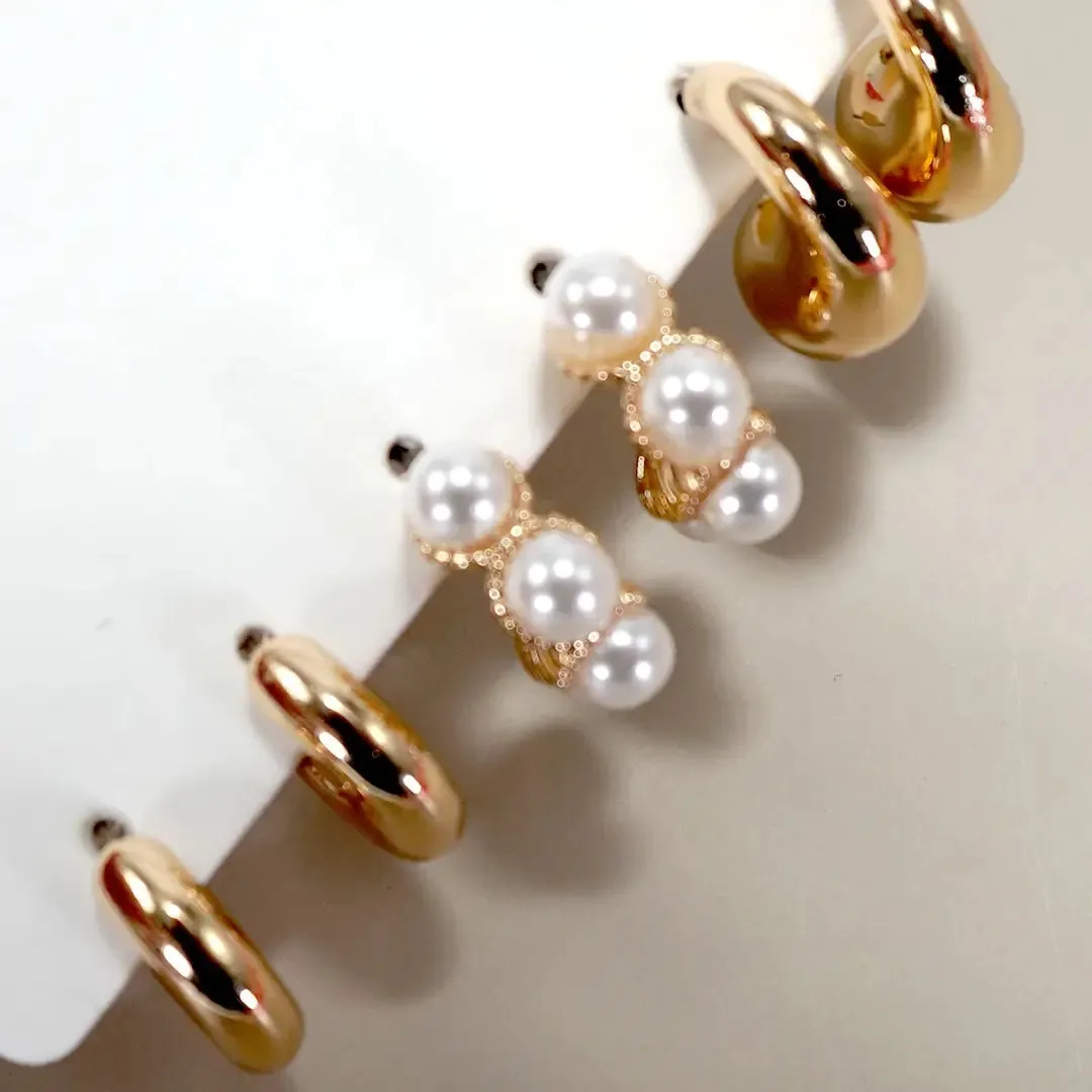 Earring Huggie Set