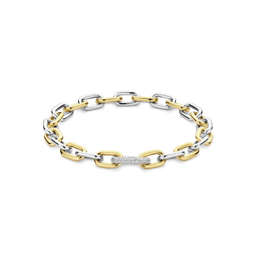 Milano Chain Link Bracelet - Gold/Silver - 23052ZY