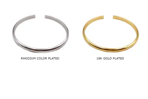 MP4032 Plain Cuff - Open Bangle Bracelet CHOOSE COLOR BELOW