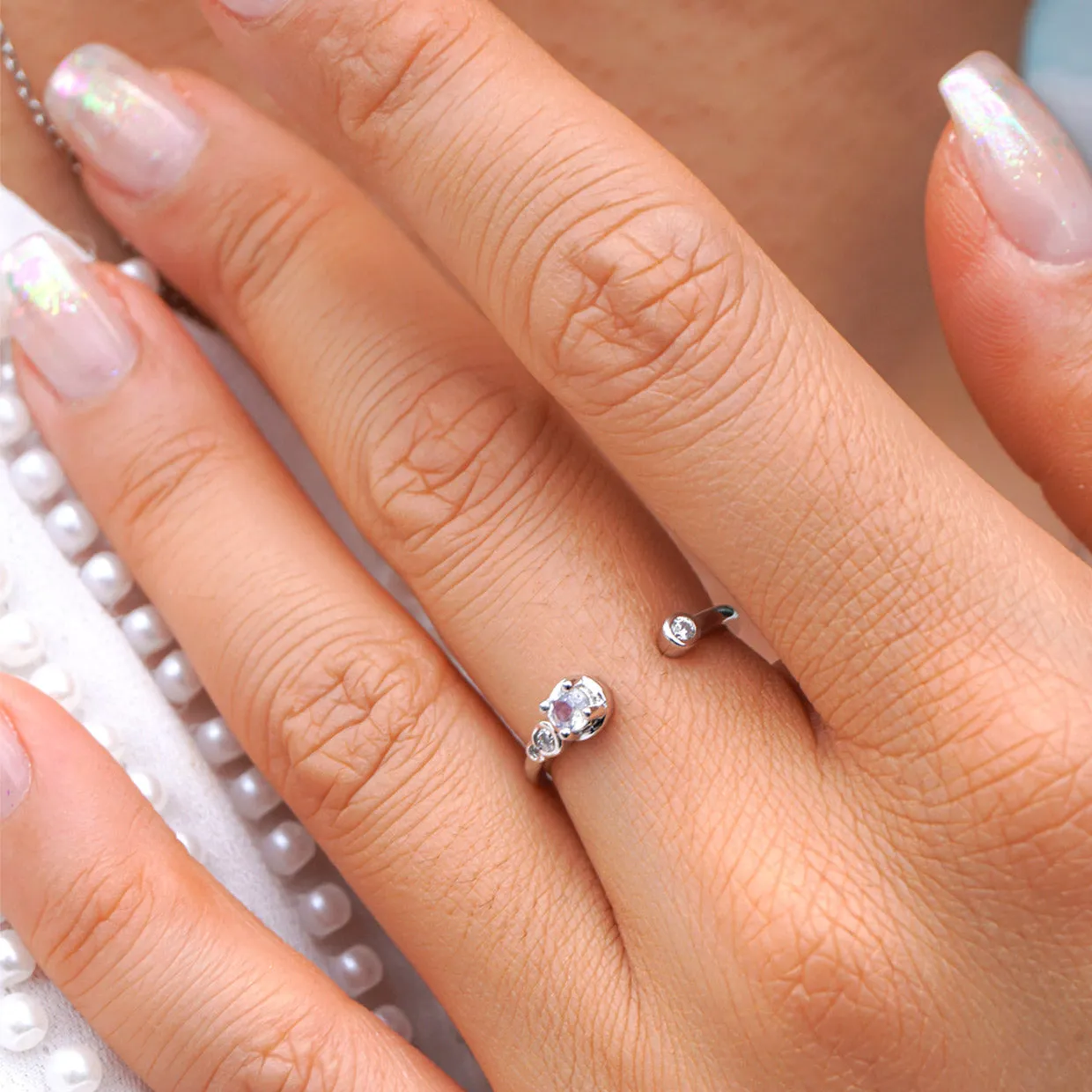 Oceanne Moonstone Ring