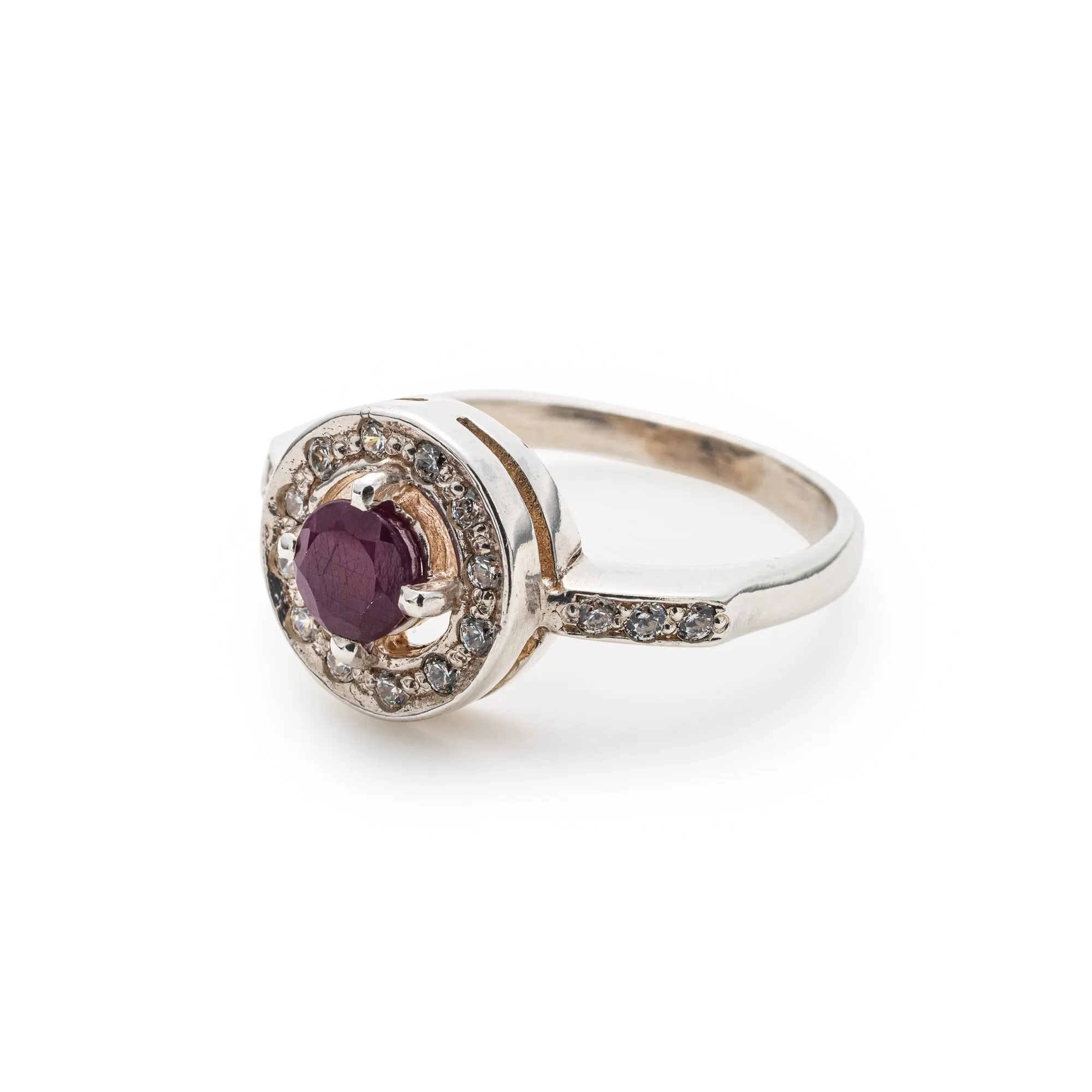 Red Ruby Ring - Natural Ruby Ring, July Birthstone Ring