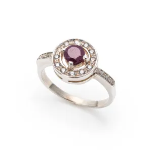 Red Ruby Ring - Natural Ruby Ring, July Birthstone Ring