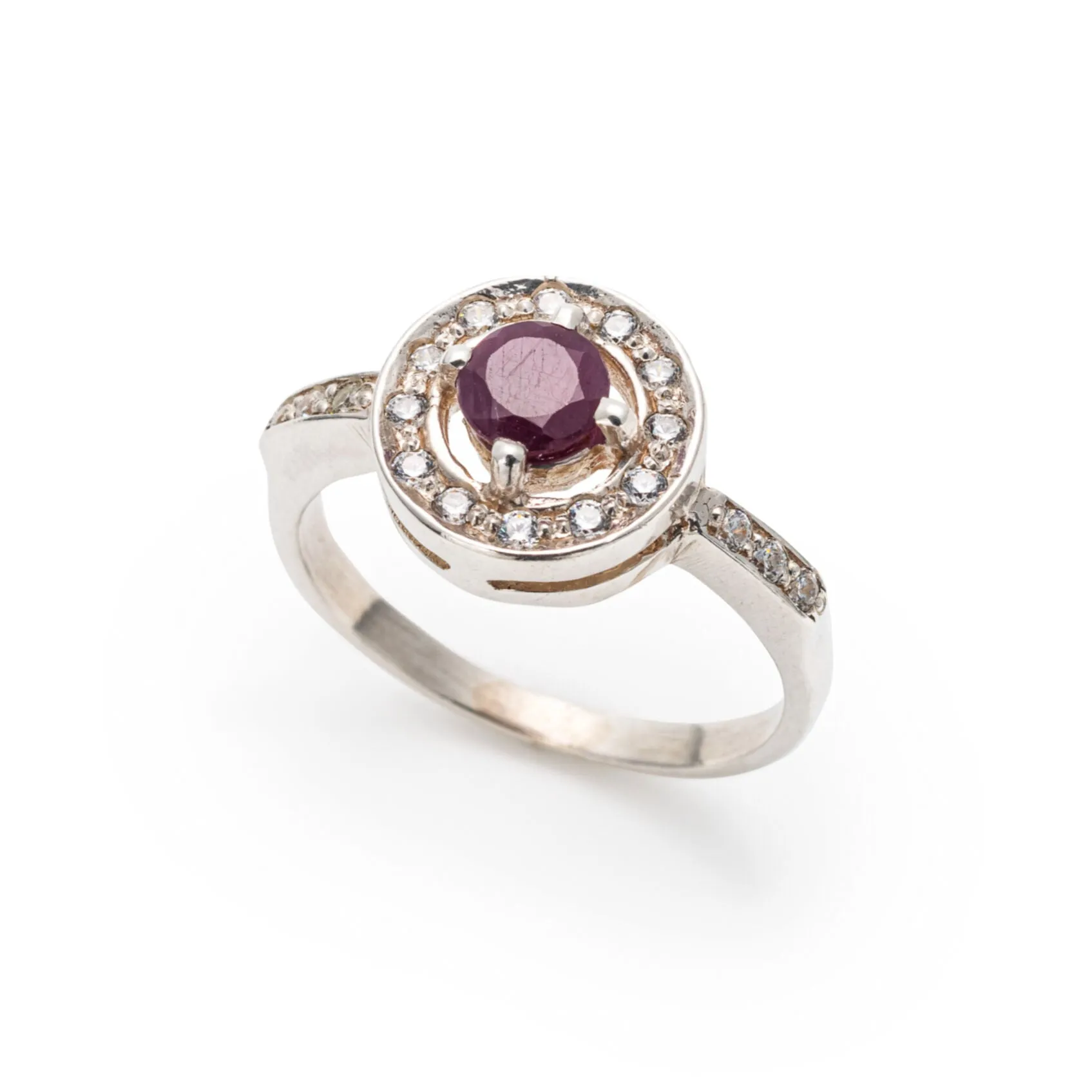 Red Ruby Ring - Natural Ruby Ring, July Birthstone Ring