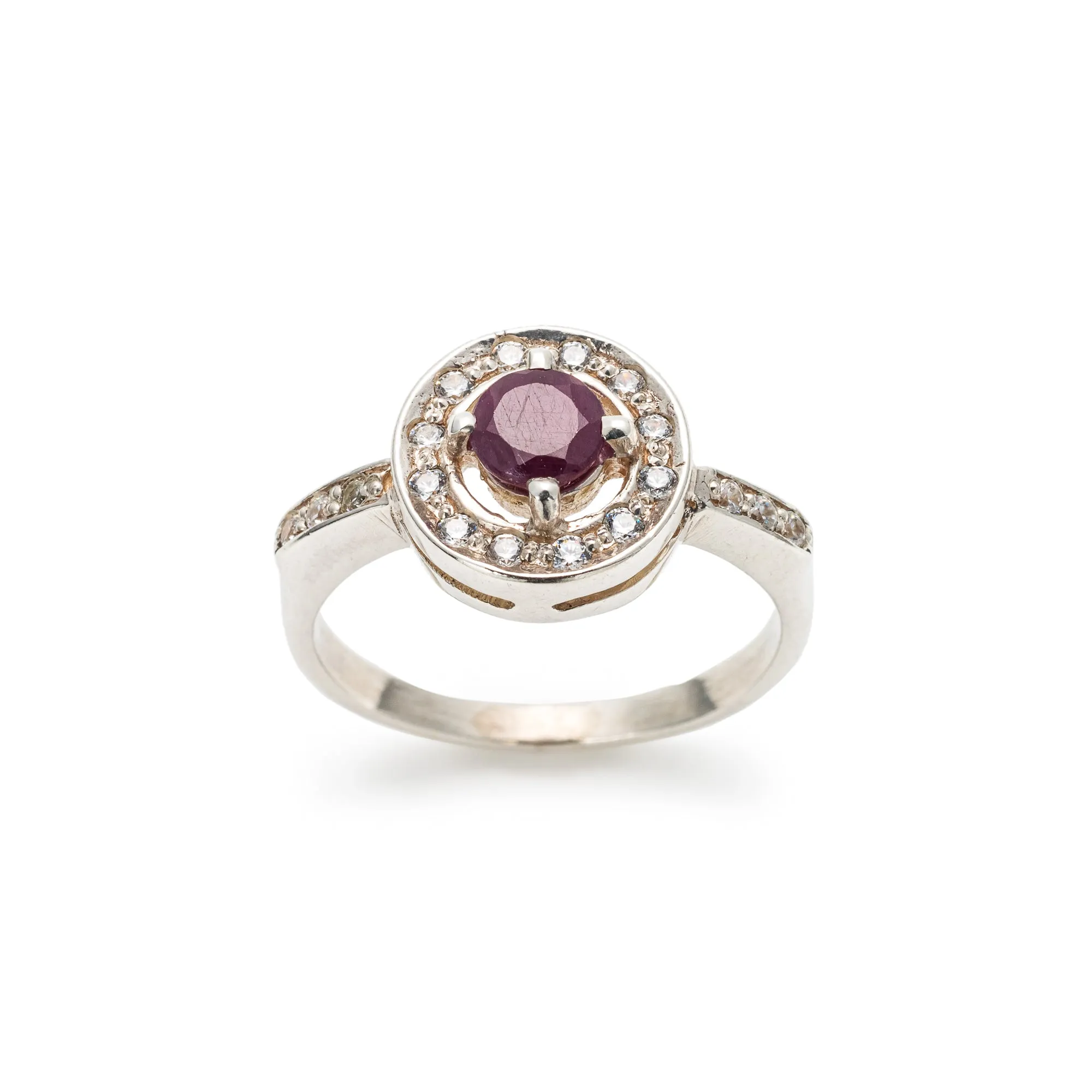 Red Ruby Ring - Natural Ruby Ring, July Birthstone Ring