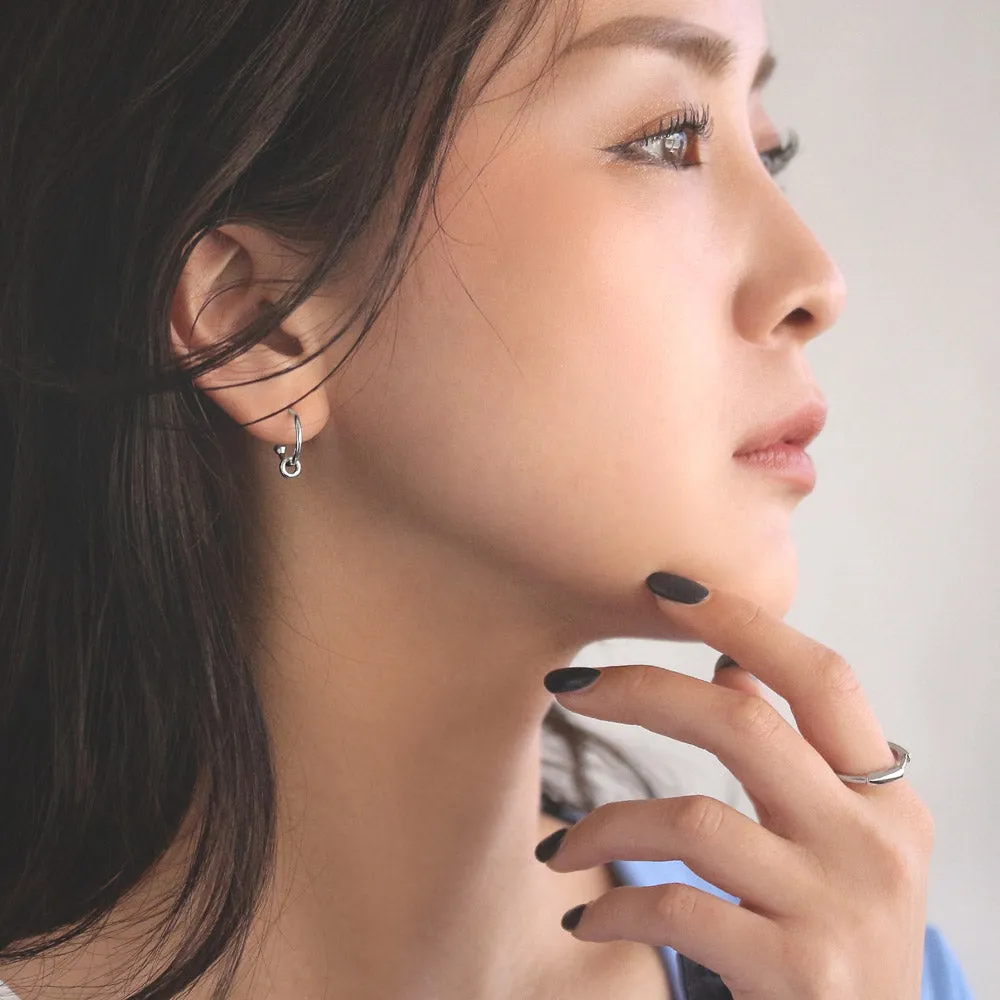 Rhodium Plated Irregular Band Ring