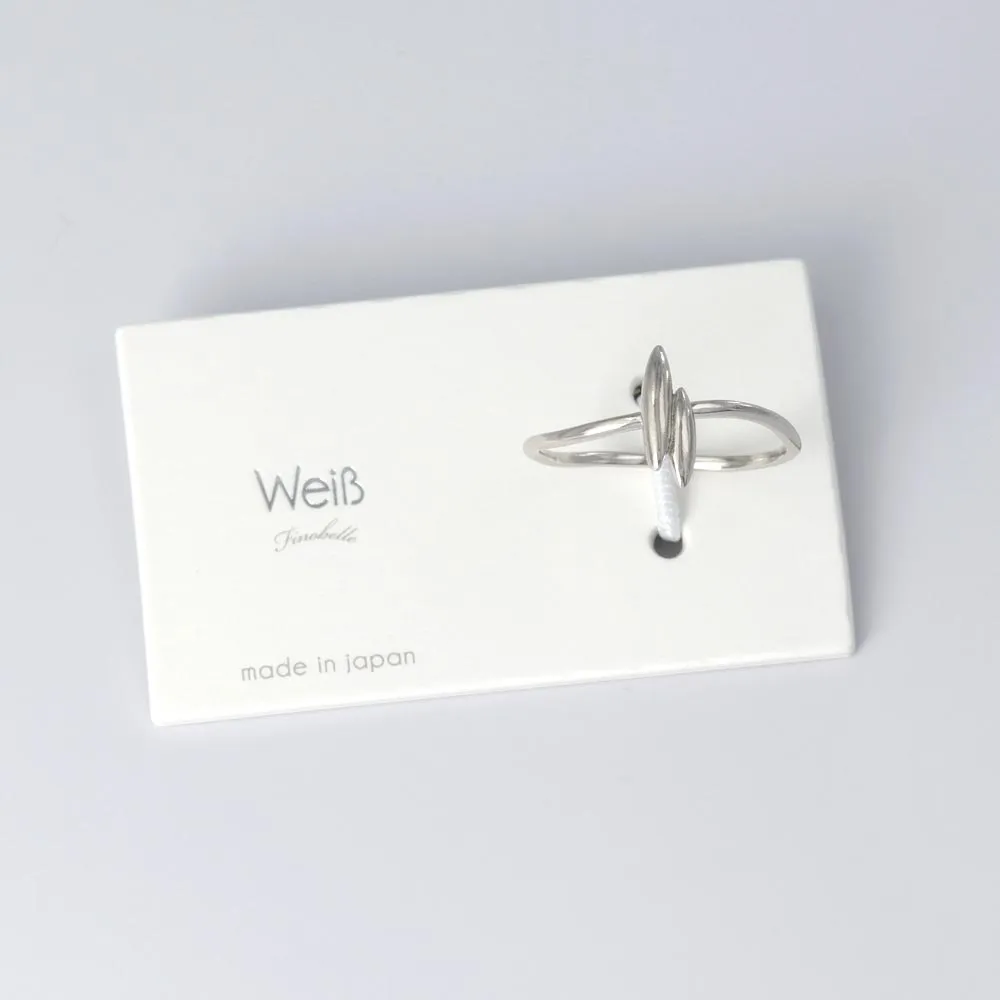 Rhodium Plated Seed Ring