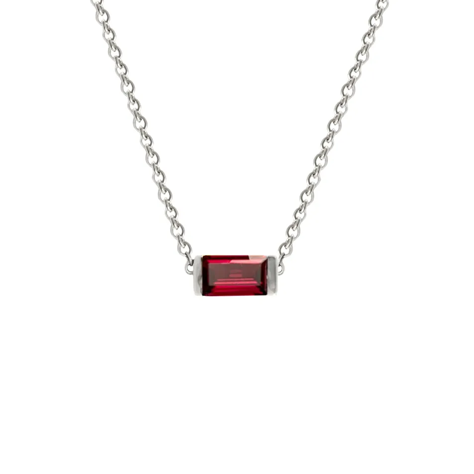 Rhodolite Garnet Bonbon Necklace