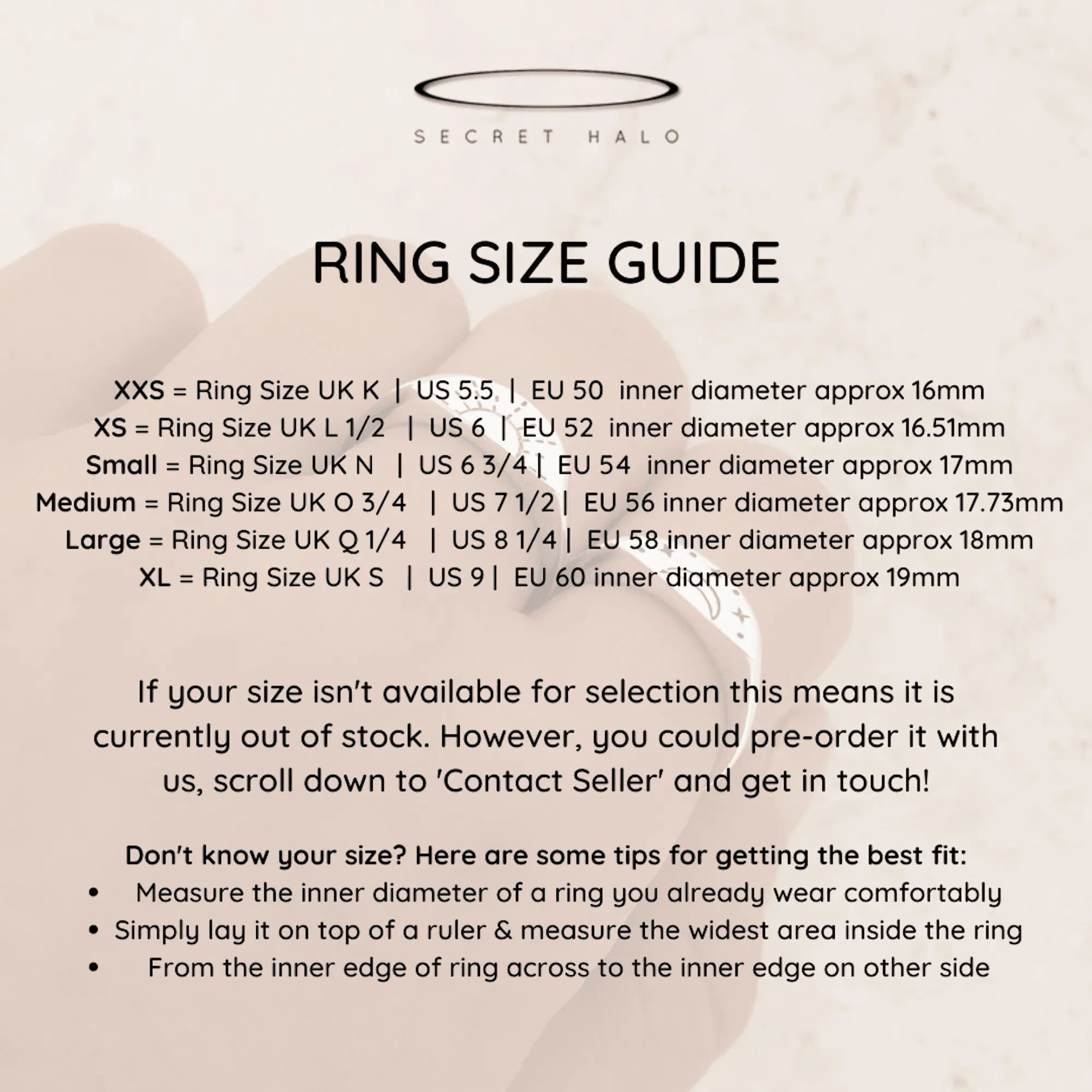Silver Wishbone Ring