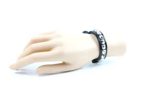 Skinny Pyramid Studded Neon Bracelet