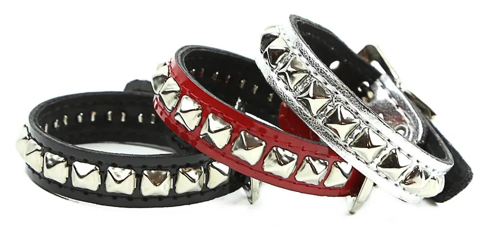 Skinny Pyramid Studded Neon Bracelet