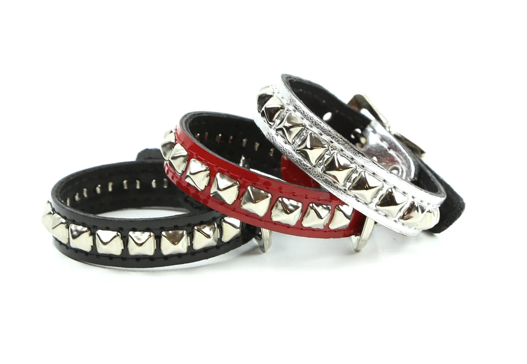 Skinny Pyramid Studded Neon Bracelet