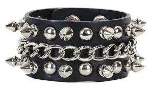 Spike Chain And Studded Bracelet