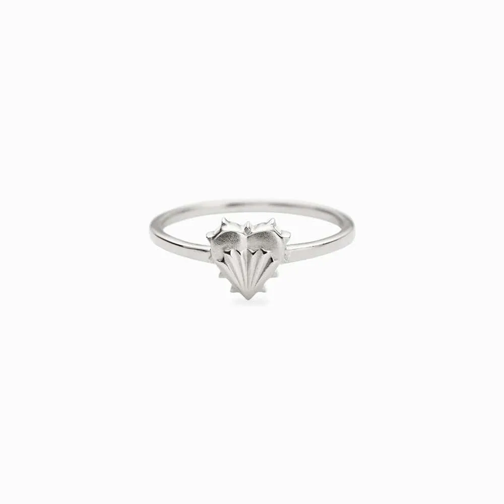 Spiked Heart Ring