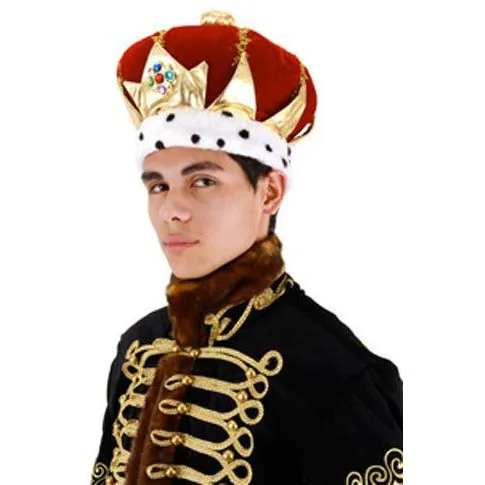 Velvet King's Costume Crown