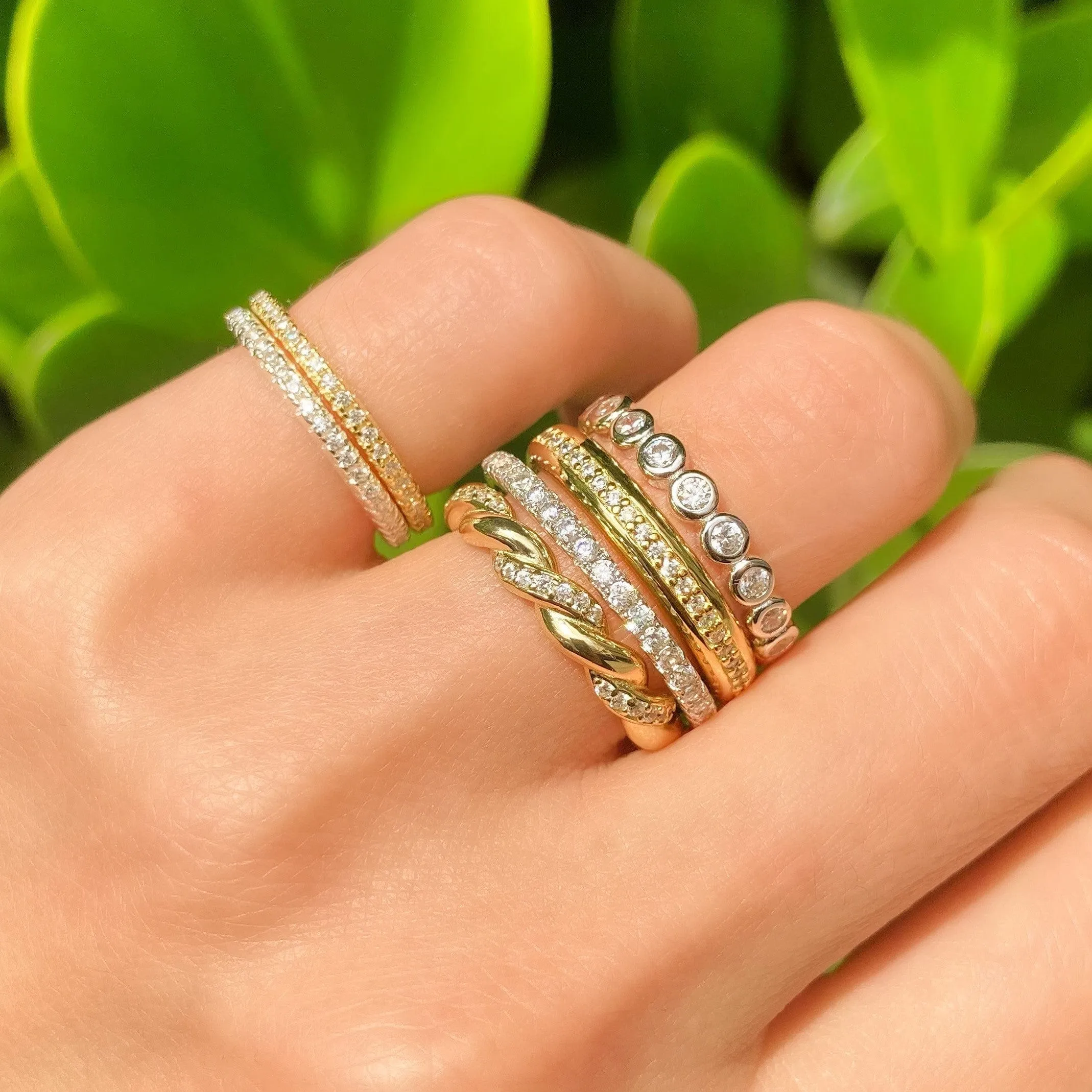 Walk the Line | Gold Ring